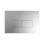 Placca per cassetta incasso Pucci modello Eco 2 pulsanti Linea Cromo Satinato