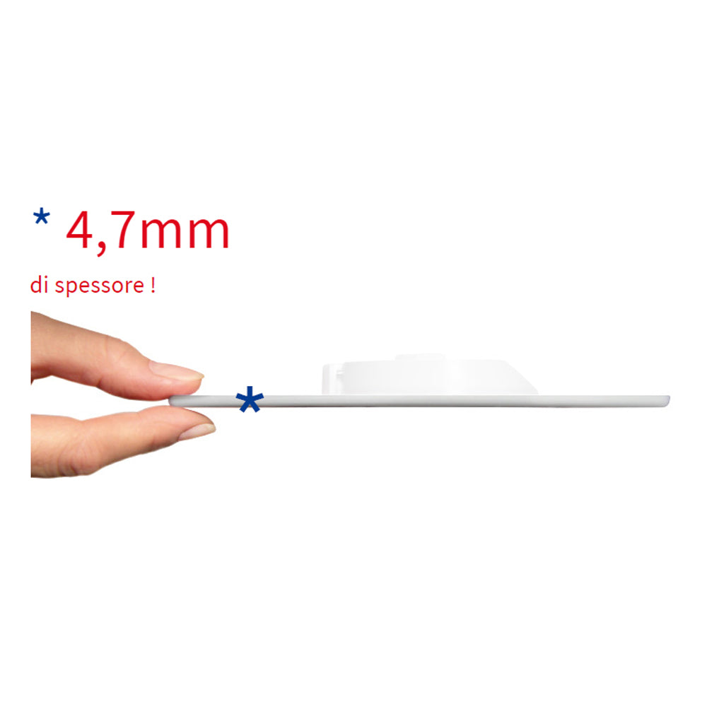 Placca per cassetta incasso Pucci Eco 2 pulsanti modello Linea Bianca