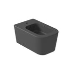Bidet Sospeso monoforo 55x35 cm serie MEG11PRO di Ceramica Galassia - Nero Opaco
