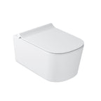Coppia di sanitari sospesi 55x35 cm serie MEG11PRO di Ceramica Galassia con sedile soft close