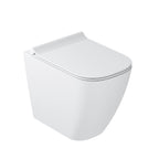 Vaso filomuro 55x35 cm serie MEG11PRO di Ceramica Galassia con sedile slim soft close