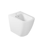 Coppia di sanitari filomuro 55x35 cm serie MEG11PRO di Ceramica Galassia con sedile soft close
