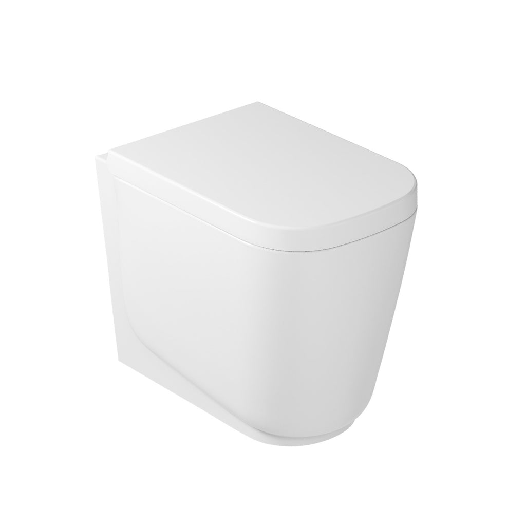 Wc scarico traslato 55x35 cm serie MEG11 di Ceramica Galassia con sedile avvolgente soft close