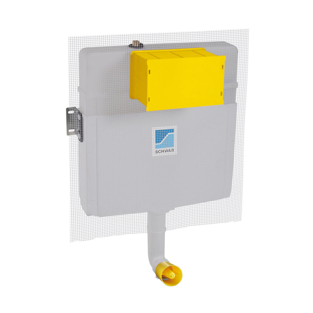 Cassetta incasso Schwab modello 'Up 199' per wc a terra e pareti in muratura