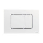 Placca di comando Schwab modello Metis per cassette incasso Colore Bianco