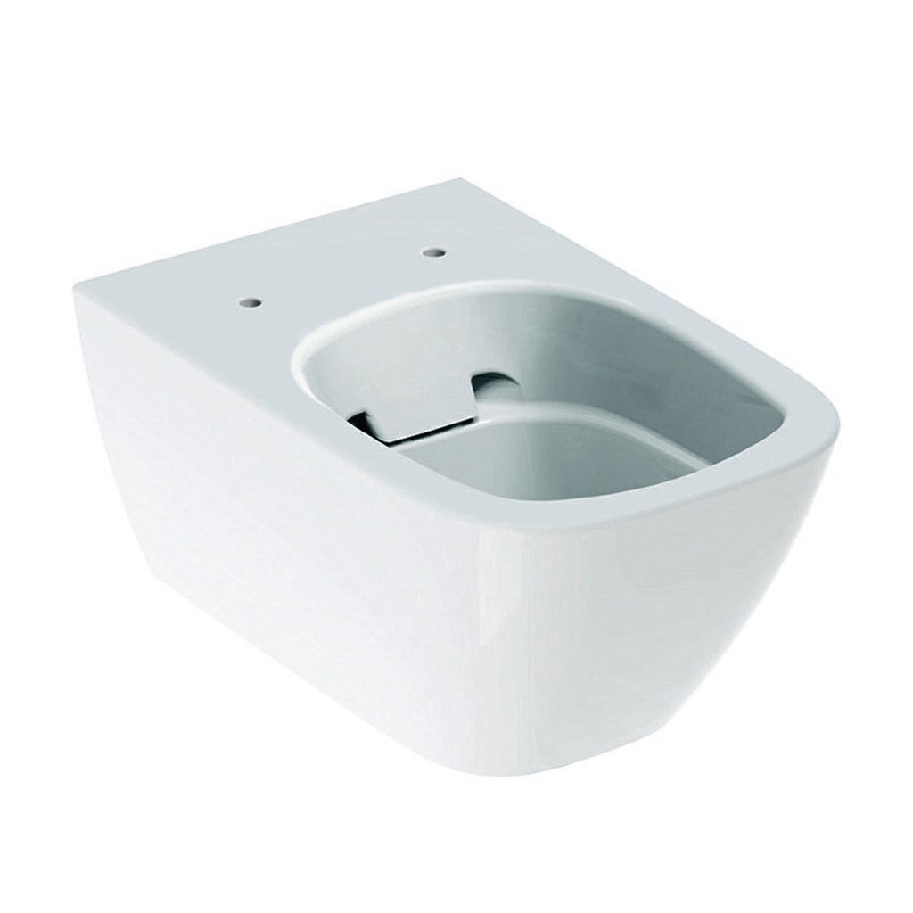 Vaso sospeso senza brida con sedile tradizionale modello Smyle Geberit cm 54x35
