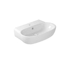 Lavabo sospeso in ceramica serie Ergo di Ceramica Galassia -  Bianco lucido 70cm
