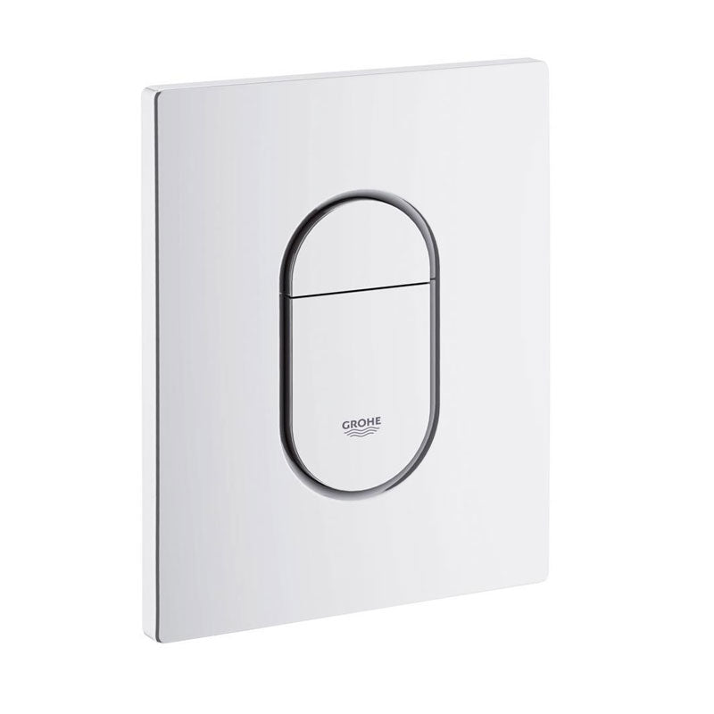 Placca di azionamento abs bianco 156x197 Arena Cosmopolitan per cassette di scarico Grohe