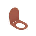 Copriwater Soft Close per vaso sospeso BathCore serie Infinity color Terracotta Opaco