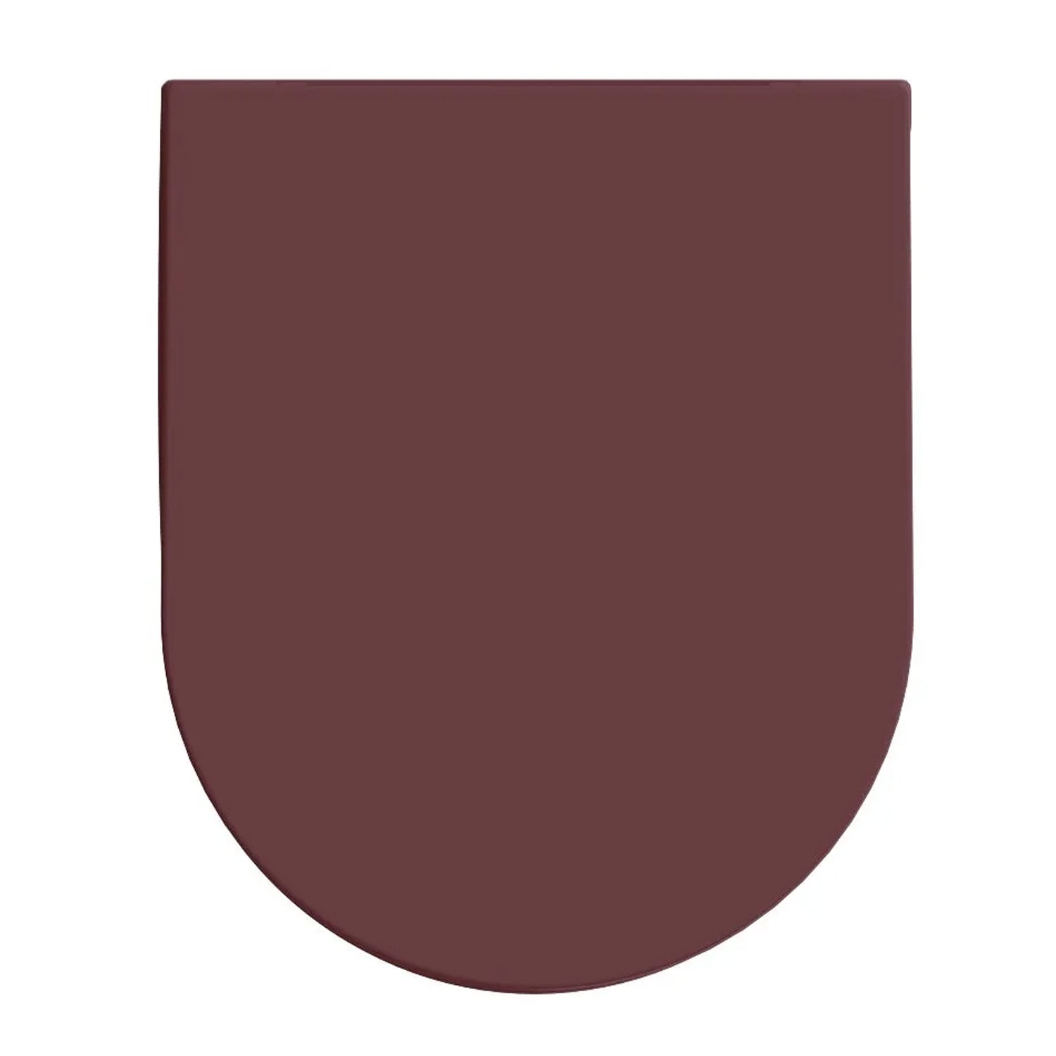 Copriwater Soft Close per vaso sospeso BathCore serie Infinity color Bordeaux Opaco