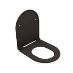 Copriwater Soft Close per vaso sospeso BathCore serie Infinity color Nero Opaco