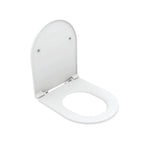 Copriwater Soft Close per vaso sospeso BathCore serie Infinity color Bianco Lucido