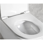 Copriwater Soft Close per vaso sospeso BathCore serie Infinity color Bianco Lucido