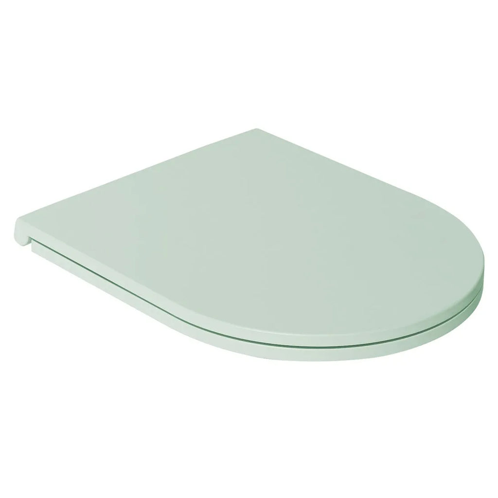 Copriwater Soft Close per vaso Filomuro BathCore serie Infinity color Menta Opaco