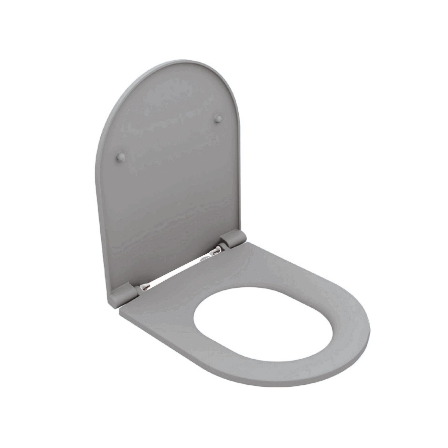 Copriwater Soft Close per vaso Filomuro BathCore serie Infinity color Grigio Pietra Opaco