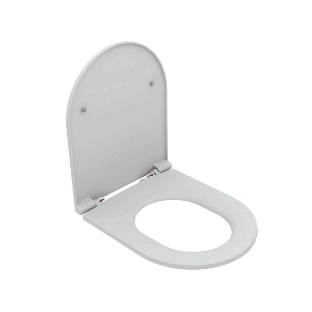 Copriwater Soft Close per vaso Filomuro BathCore serie Infinity color Bianco Opaco