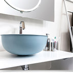 Lavandino da appoggio 'Open Basin' in metallo Ã˜ 40x16h cm by Cipi - Cielo