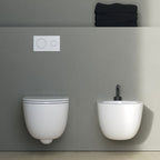 Vaso Sospeso 52x36 cm serie Dream di Ceramica Galassia con sedile slim soft close