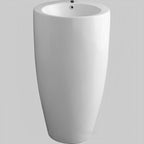 Lavabo freestanding tondo BathCore diametro 49 cm - Bianco