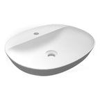 Lavabo ad incasso ovale monoforo RAK 50x42 cm - Bianco