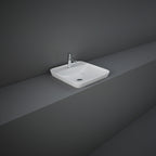 Lavabo ad incasso quadrato monoforo RAK 42x42 cm - Bianco