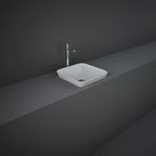 Lavabo ad incasso quadrato senza foro RAK 36x36 cm - Bianco