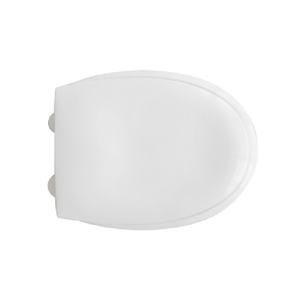 Sedile WC per ceramica Rak vaso Karla con cerniere fisse in ABS - Bianco