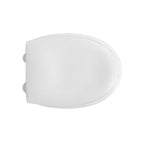 Sedile WC per ceramica Rak vaso Karla con cerniere fisse in ABS - Bianco