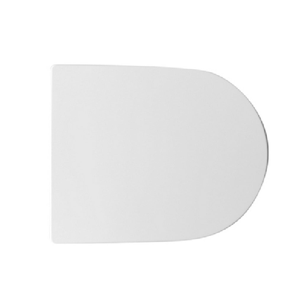 Sedile wc in termoindurente per ceramica Rak serie Resort con cerniere regolabili - Bianco