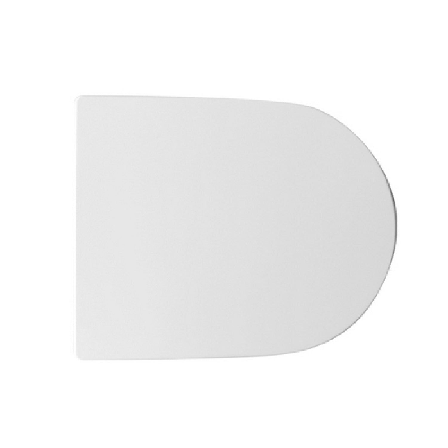 Sedile wc in termoindurente per ceramica Rak serie Resort con cerniere regolabili - Bianco