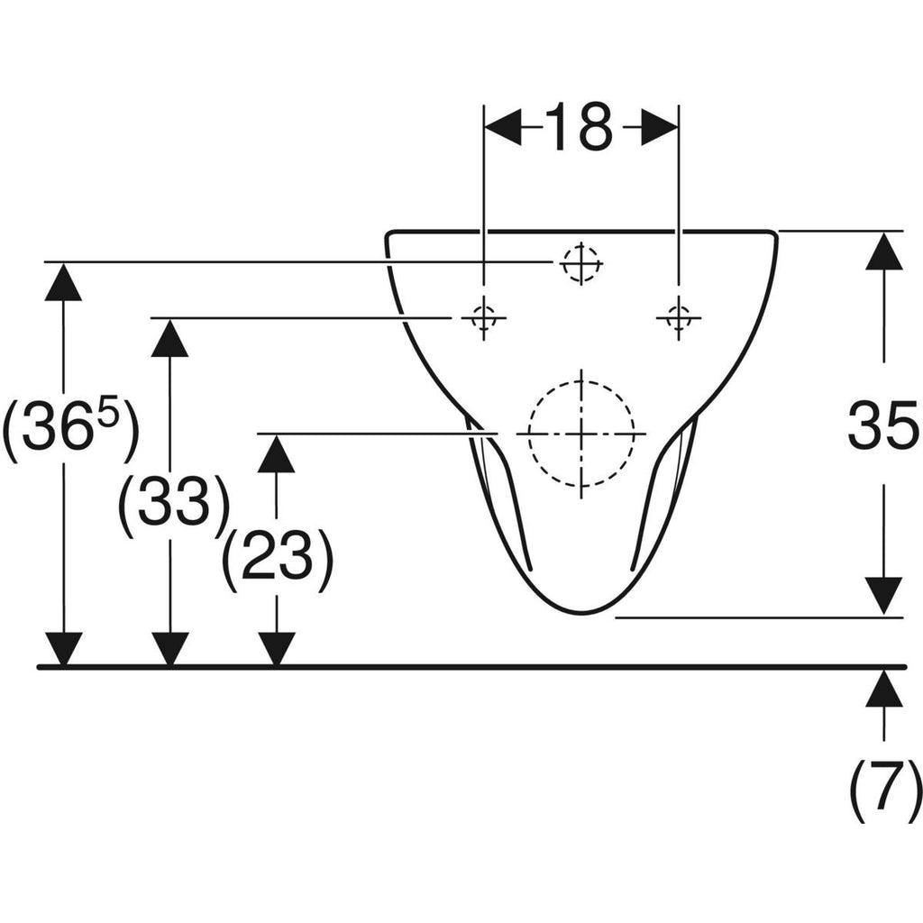 Vaso Sospeso Monoforo Pozzi Ginori ColibrÃ¬ 2 52x36 cm