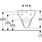 Vaso Sospeso Monoforo Pozzi Ginori ColibrÃ¬ 2 52x36 cm