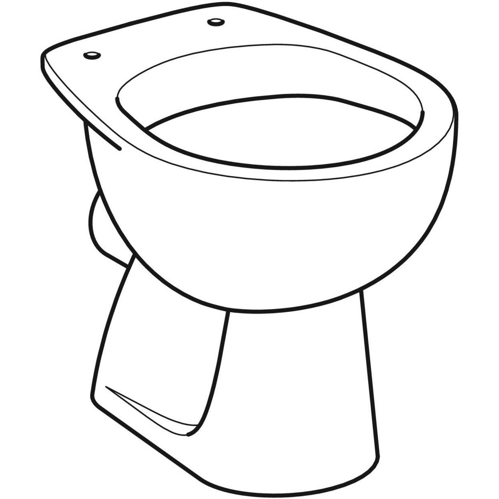 Vaso Pozzi Ginori ColibrÃ¬ 2 distanziato da parete con scarico a parete 48x36 cm