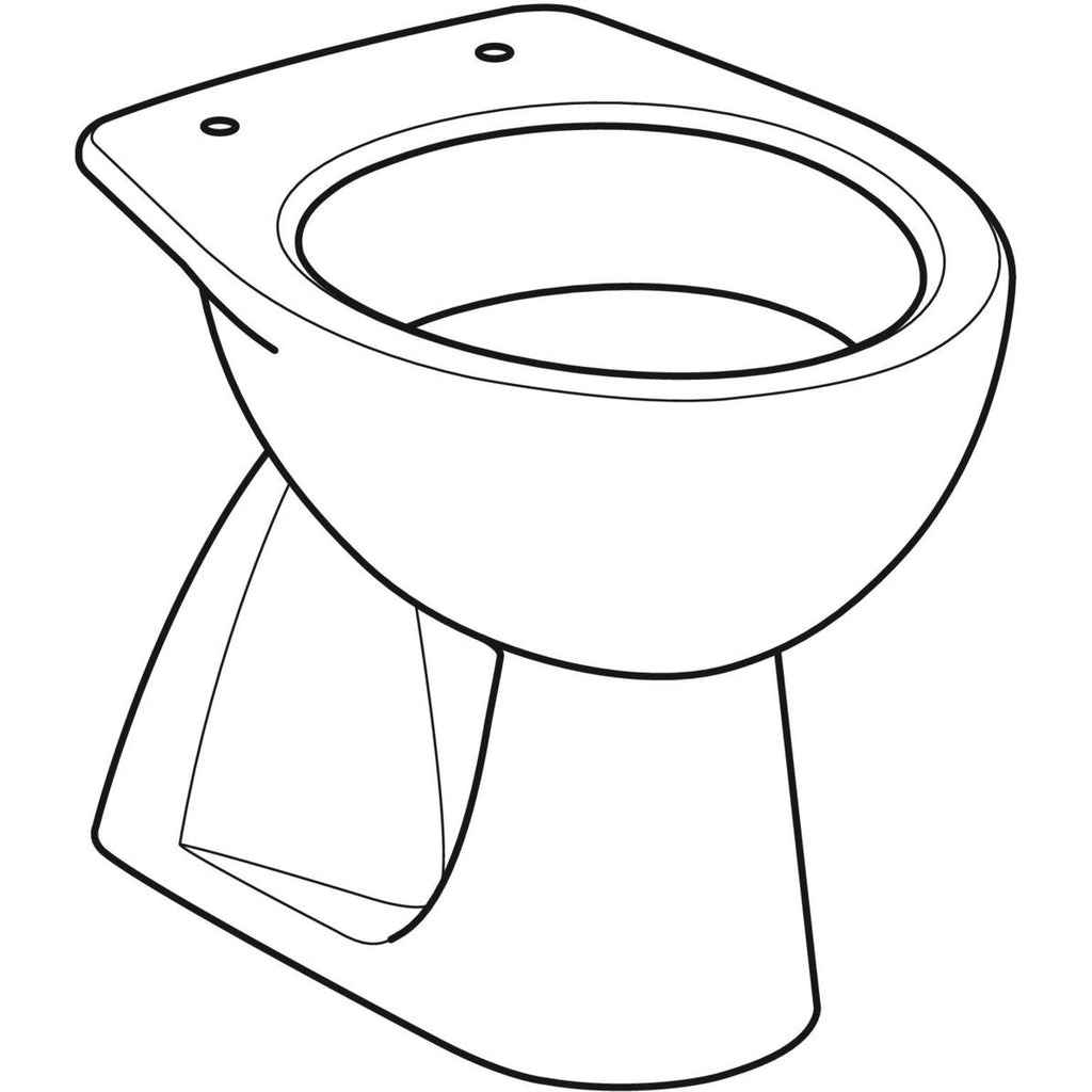 Vaso Pozzi Ginori ColibrÃ¬ 2 distanziato da parete con scarico a pavimento 53x36 cm