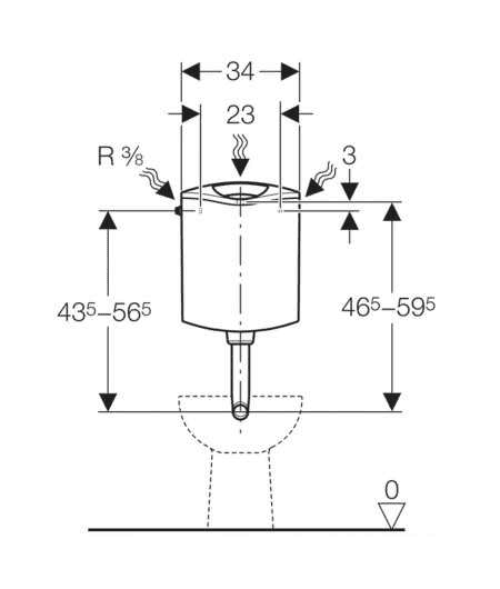 Cassetta di risciacquo esterna GEBERIT ap116