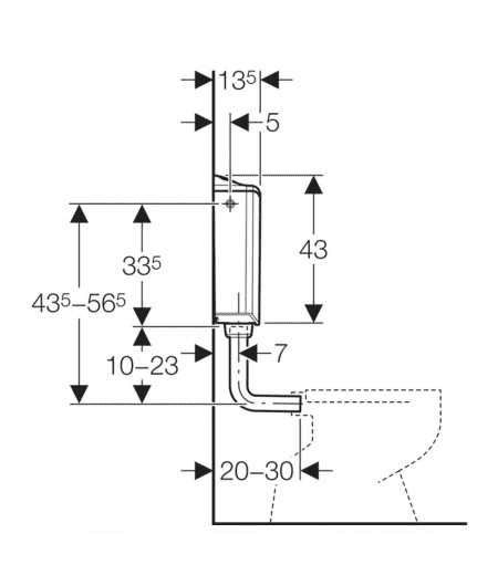 Cassetta di risciacquo esterna GEBERIT ap116