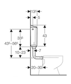 Cassetta di risciacquo esterna GEBERIT ap116