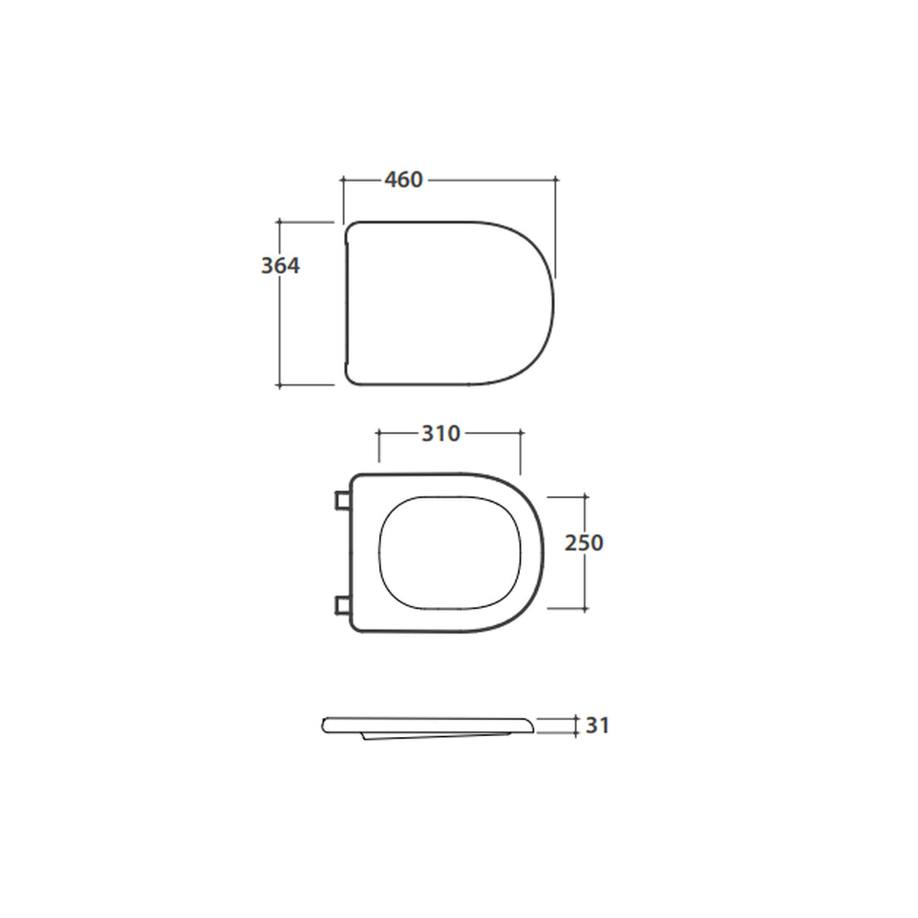 Coppia sanitari a terra filo parete Lalita Ceramica Globo 54x36 cm â€“ Bianco lucido