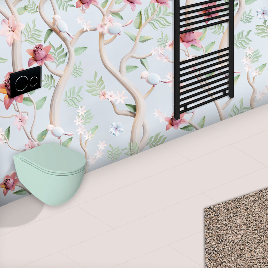 Vaso sospeso Rimless BathCore serie Infinity 53x36