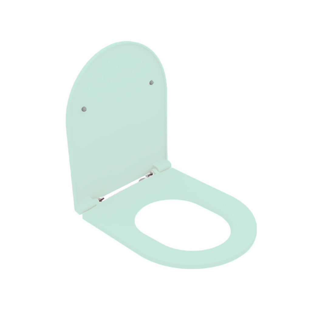 Copriwater Soft Close per vaso sospeso BathCore serie Infinity color Menta Opaco