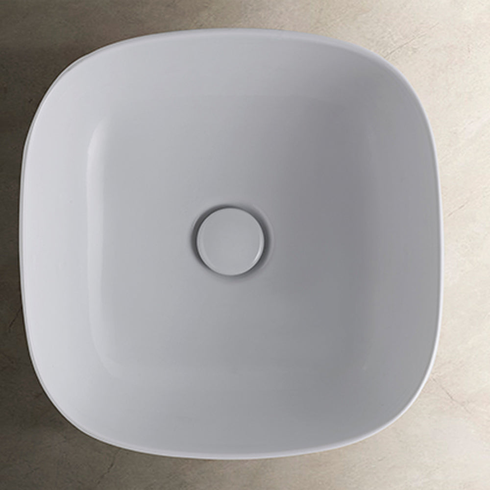 Raffinato lavabo di appoggio di Ceramica Globo