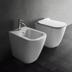 Bidet filomuro monoforo 56x36 cm serie Dreams di Ceramica Galassia