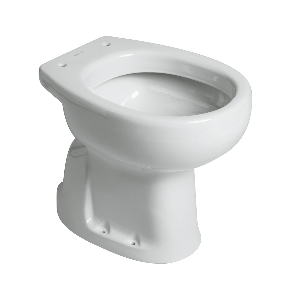 Vaso per anziani BathCore con scarico a muro modello Consil 48 cm - Bianco