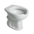 Vaso per disabili con apertura frontale BathCore con scarico a pavimento modello Consil 48 cm - Bianco