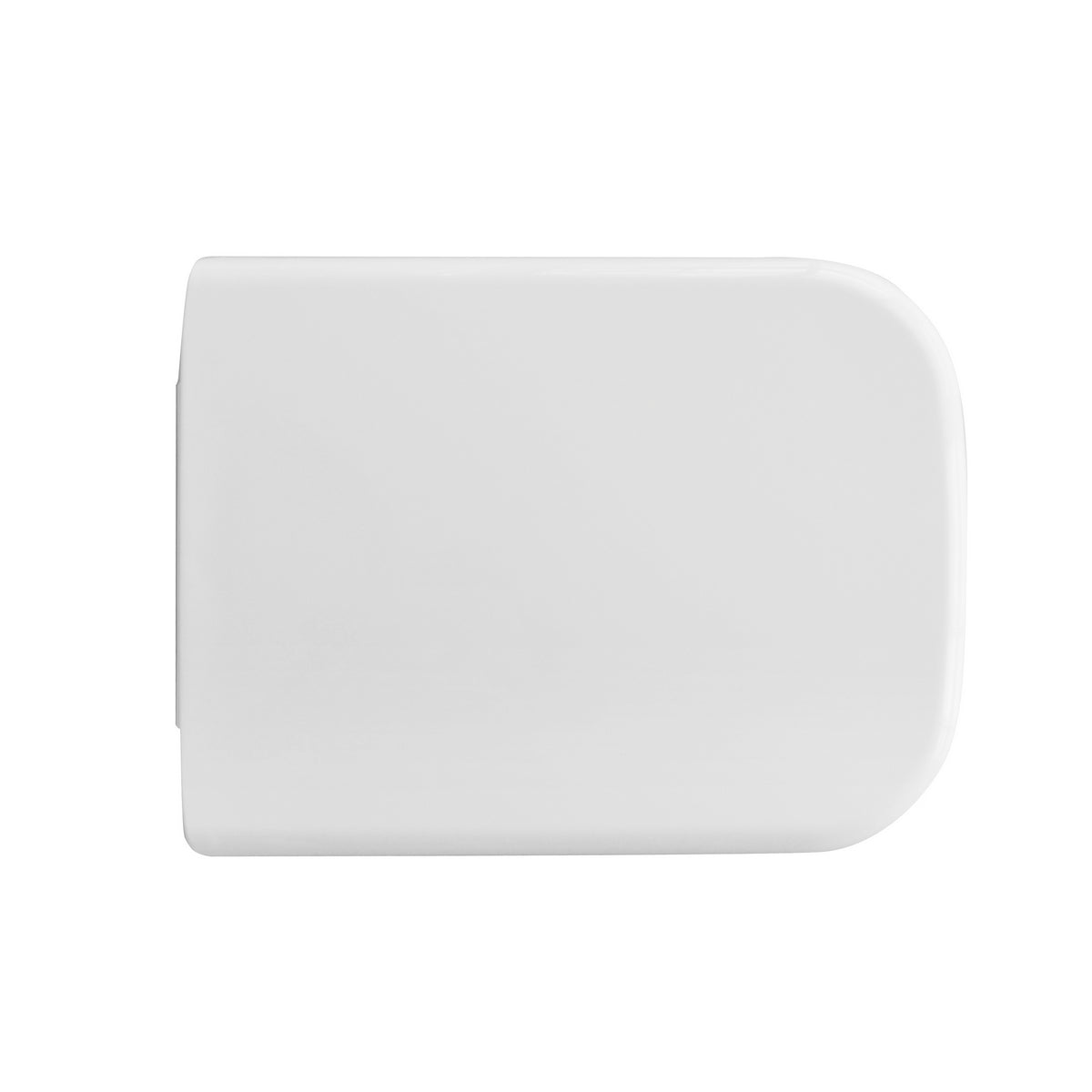 Sedile WC Soft close per vaso BathCore Jasmine filo muro/sospeso - Bianco