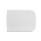 Vaso Sospeso Rimless BathCore serie Jasmine 44 cm con sedile - Bianco