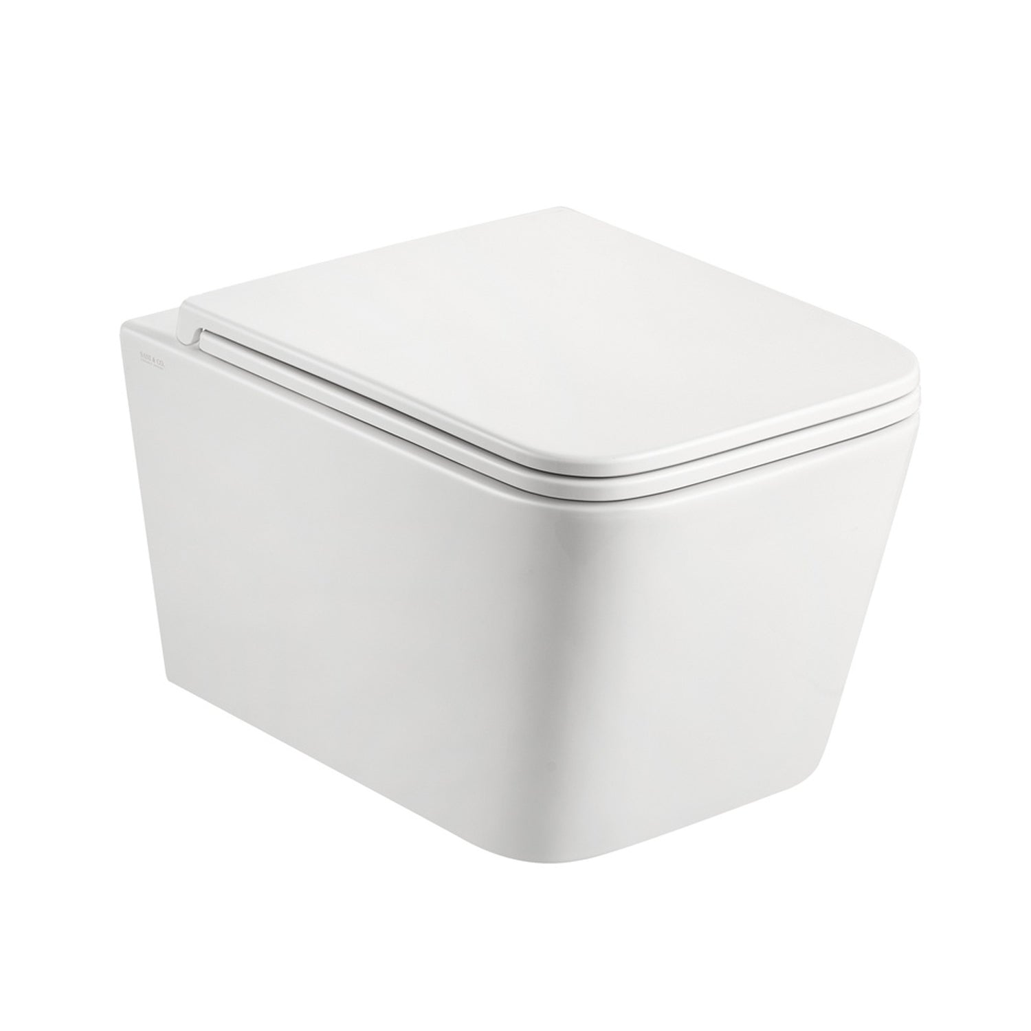 Sanitari bagno sospesi BathCore modello Velvet Rimless/Tornado Quiet 49x34 cm - Bianco