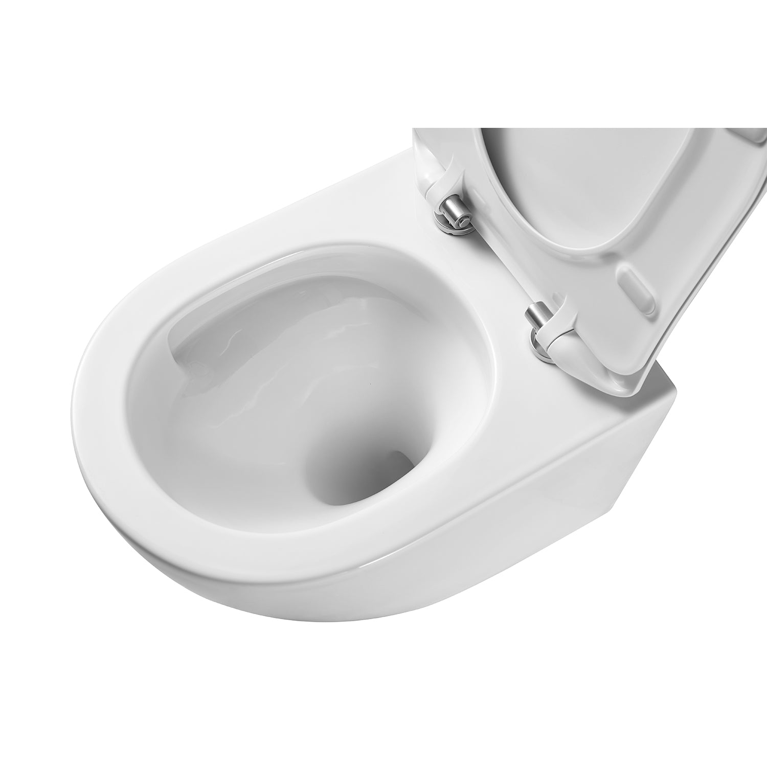 Sanitari bagno BathCore sospesi modello Serenity Rimless/Tornado Quiet 49.5x36.5 cm - Bianco