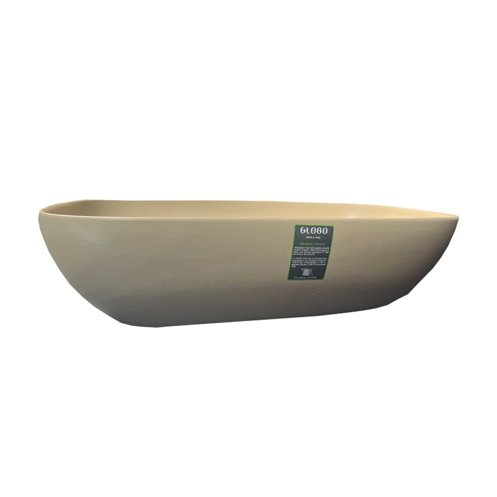 Lavabo da appoggio Globo Modello T-EDGE 60X38 cm finitura cachemire
