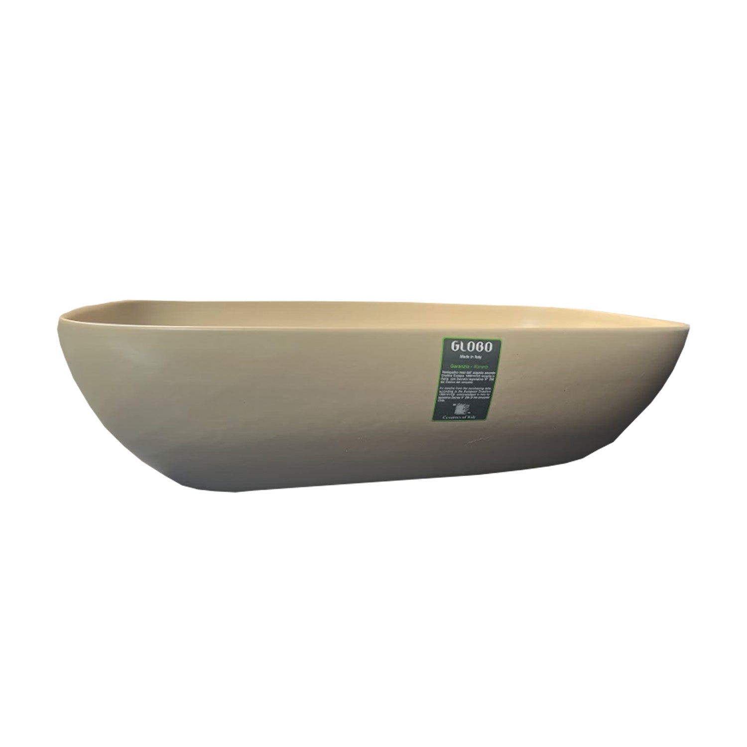 Lavabo da appoggio Globo Modello T-EDGE 60X38 cm finitura cachemire